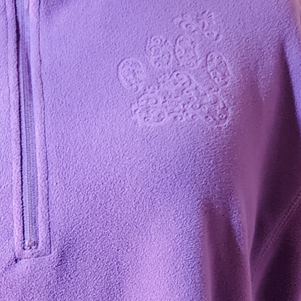 0098. EUC~ The Animal Rescue Site~ XL ~ Lt Fleece Pullover~ W/ Reverse Paw Print - Picture 4 of 15